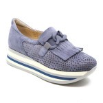 Softwaves mocassin blauw nubuck 7.78.40